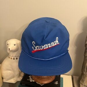 Vintage Savannah Cord Sportcap OSFA  SnapBack Hat. Georgia.